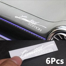 6x Chrome Limited Edition Logo