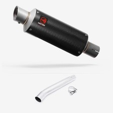 Lextek GP8C  Stubby Exhaust 240mm with Link Pipe for Suzuki GSXR 1000 (01-06)