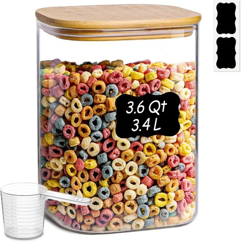 Comsaf square glass jars - comsaf,