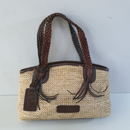 Tula raffia slouchy boho bag - raffia,