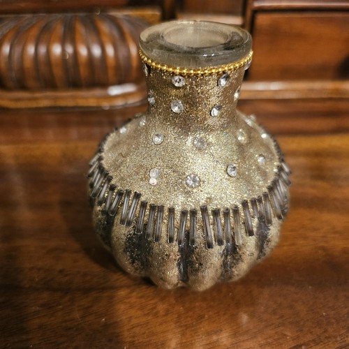 Vintage ornate small bottle - vintage,