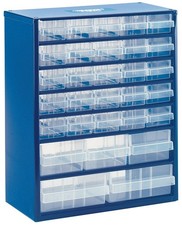 Metallic 30 Drawer Steel Frame