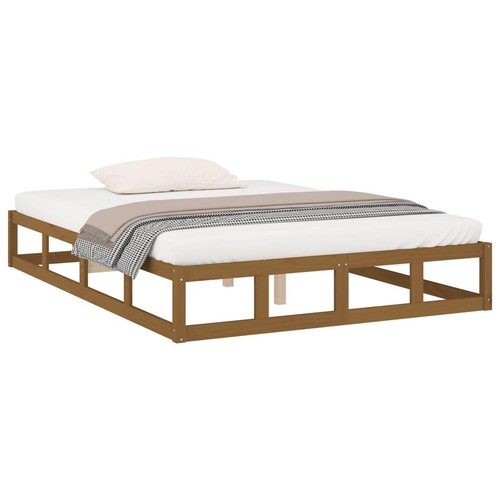 Solid wood bed - wood, home