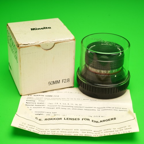 Minolta rokkor enlarger - ce,