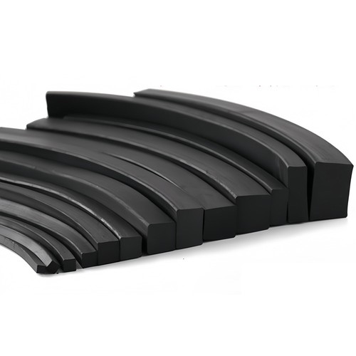 Black nitrile rubber - black,
