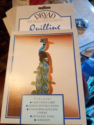 Dryad quilling kit peacock - dryad,