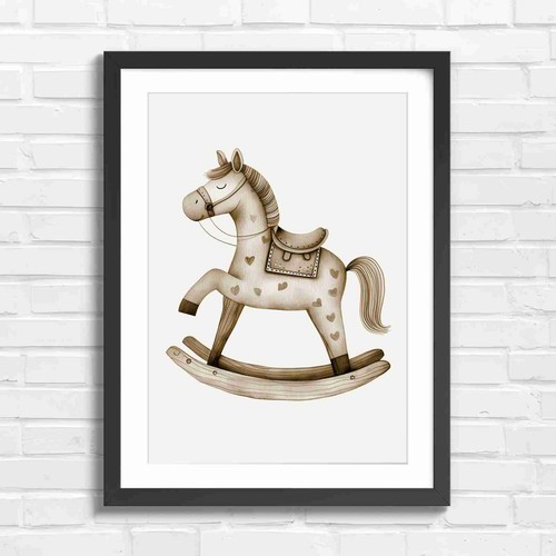 Whimsical wooden rocking - wooden,