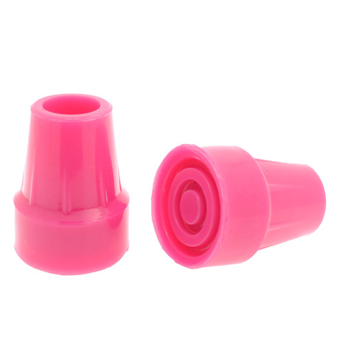 Pair pink rubber walking - rubber,