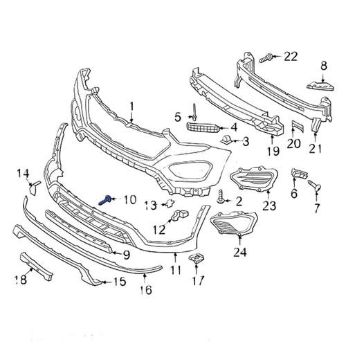 Fit toyota wheel arch - fit, lining