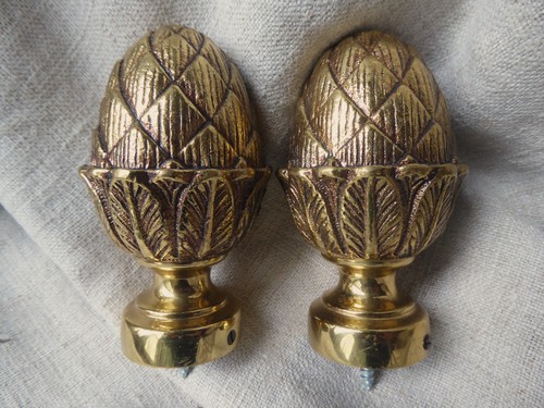 Pair vintage french gilt - pair,