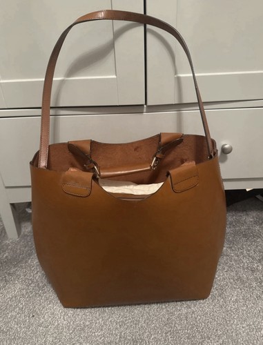 Brown leather bag from - brown,