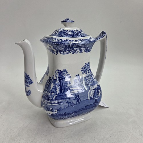 Spode italian large blue and - blue,