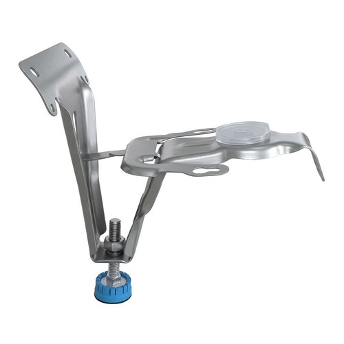 Brushed steel bath legs - brushed,