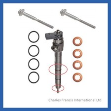 For VW CC Eos Crafter Golf 2.0 TDI Injector Seal kit + Injector Bolts