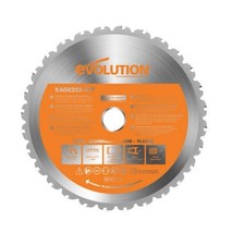 Evolution RAGE 255mm x 25mm 28T Multi-Purpose Circular Saw Blade - VAT Reg