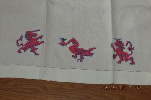 Antique french embroidered - french,