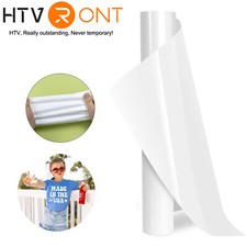 12"x8FT White Vinyl Heat