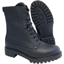 Black Leather British Assault Boot (UK Size 7 to 13)