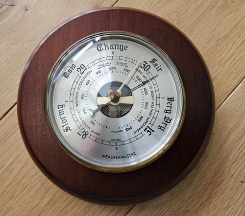 Vintage weathermaster aneroid - vintage,
