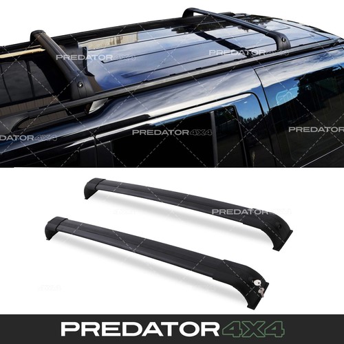 Black roof rack cross - black, bars
