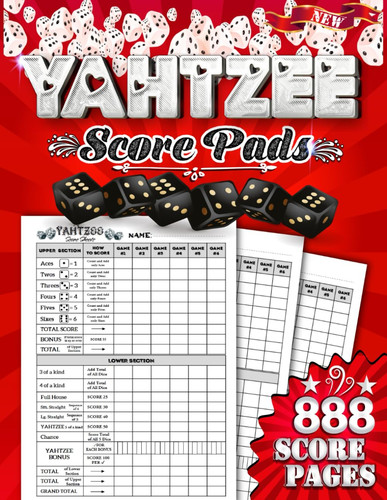 Yahtzee score pads - score, pads: