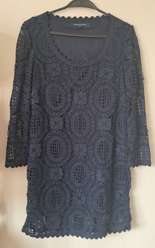 100 cotton navy french - cotton,