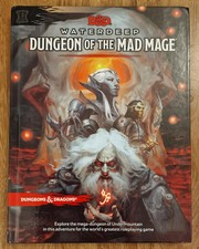 RPG Book DND Dungeons and Dragons 5th ed Waterdeep Dungeon of the Mad Mage 5e