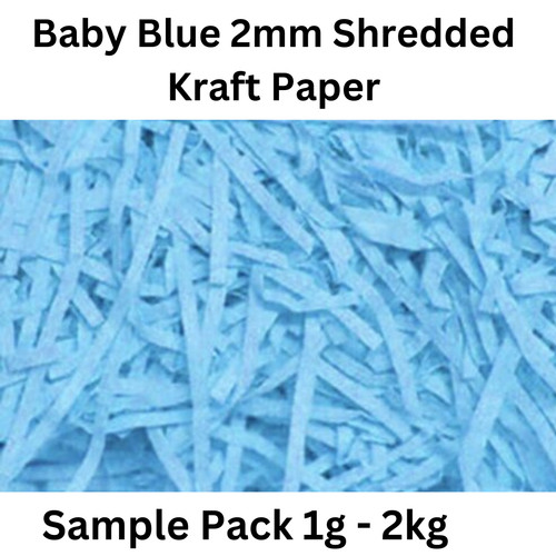 Shredded paper baby blue - baby,