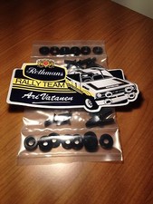 Ford Mk2 Escort Moulded Mud Flap Fitting Kit Anodised Various Rally Race