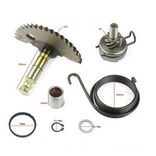 For 49cc 50cc 80cc GY6 Scooter Moped Kick Starter Start Shaft Idle Gear Spring ！