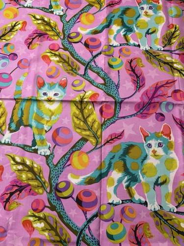 Tula pink fabric - pink,