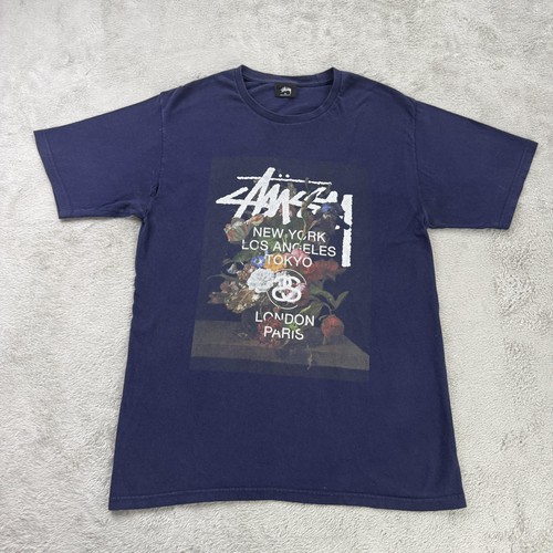 Stussy shirt mens medium blue - shirt,