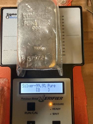 Umicore 1kg kilo silver bar - umicore,