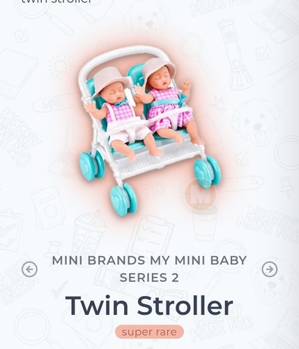 Mini twin baby dolls - dolls, playset