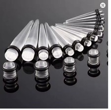 36x Surgical Steel Ear Taper