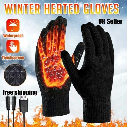 Electric heated gloves - heated, usb