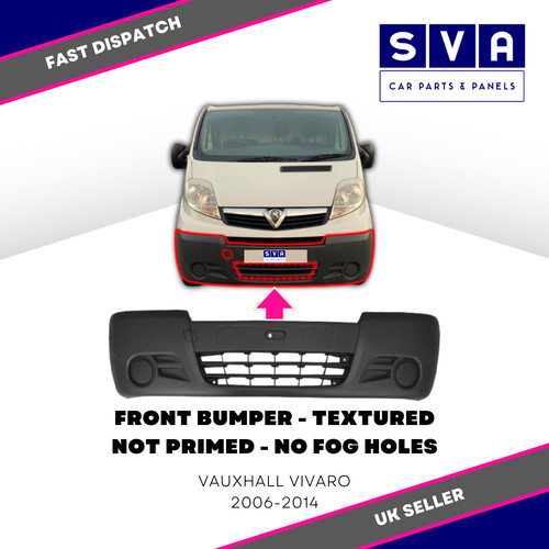 Front bumper textured not - textured,