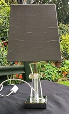 Clear Cut Glass Crystal Table