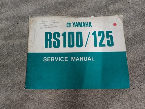 Yamaha rs100 rs125 - rs125, service