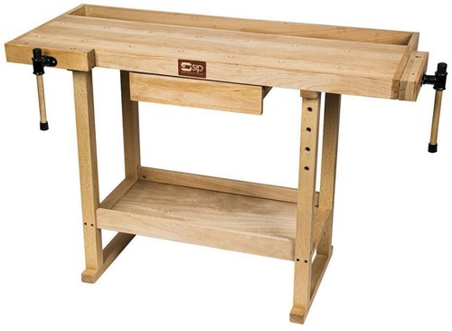 Beech woodworking bench - beech,