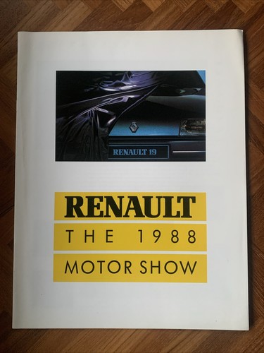 Renault the 1988 motor show - 1988,