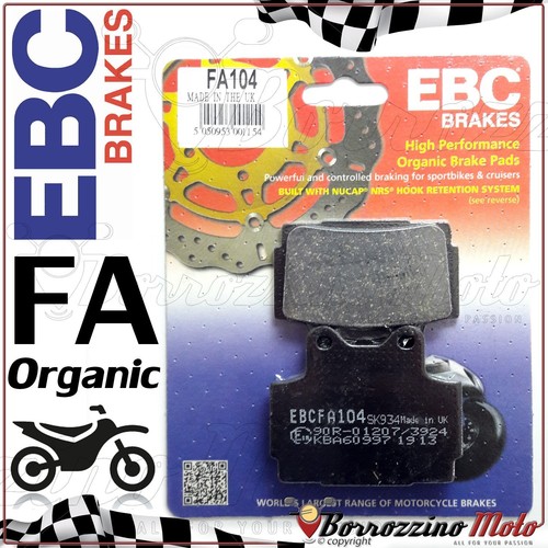 Rear brake pads ebc fa104 - rear,