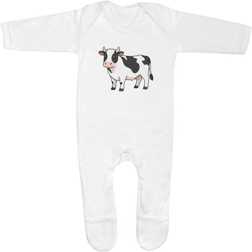 Cartoon cow baby sleepsuit - cow', /