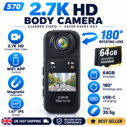 Wearable body camera wifi - camera,