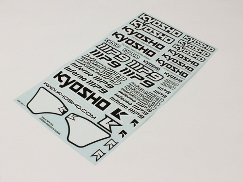 Decal sheet kyosho inferno mp9 - sheet,