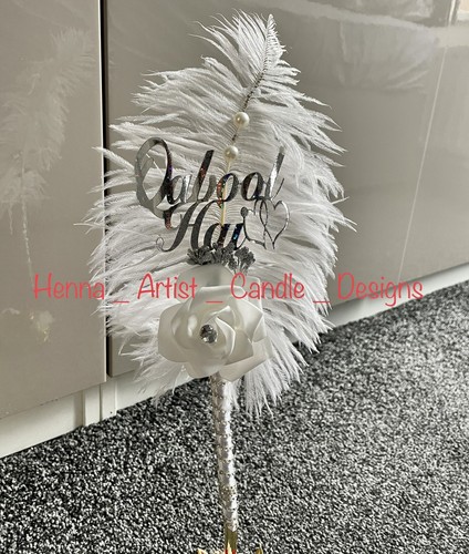 Personalised feather qabool - ,