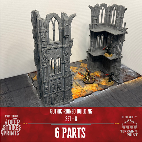 Gothic ruined building x2 - gothic, g