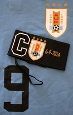 URUGUAY BARCELONA LIVERPOOL AJAX MATCH WORN CAPTAIN ARMBAND SUÁREZ 2024