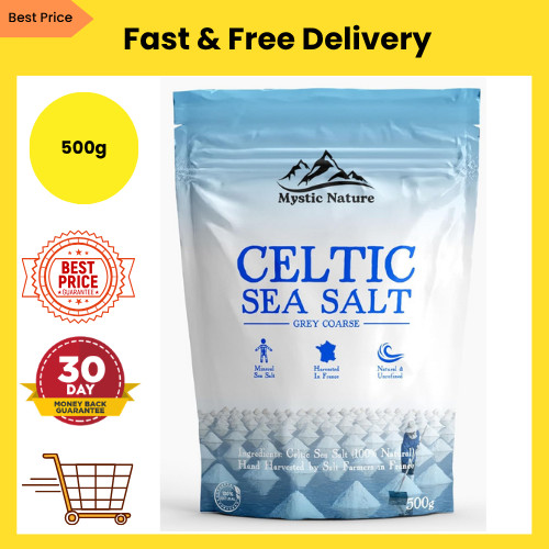 Celtic sea salt 500g grey - salt,