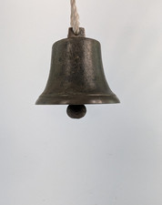 Small Vintage Brass Doorbell /